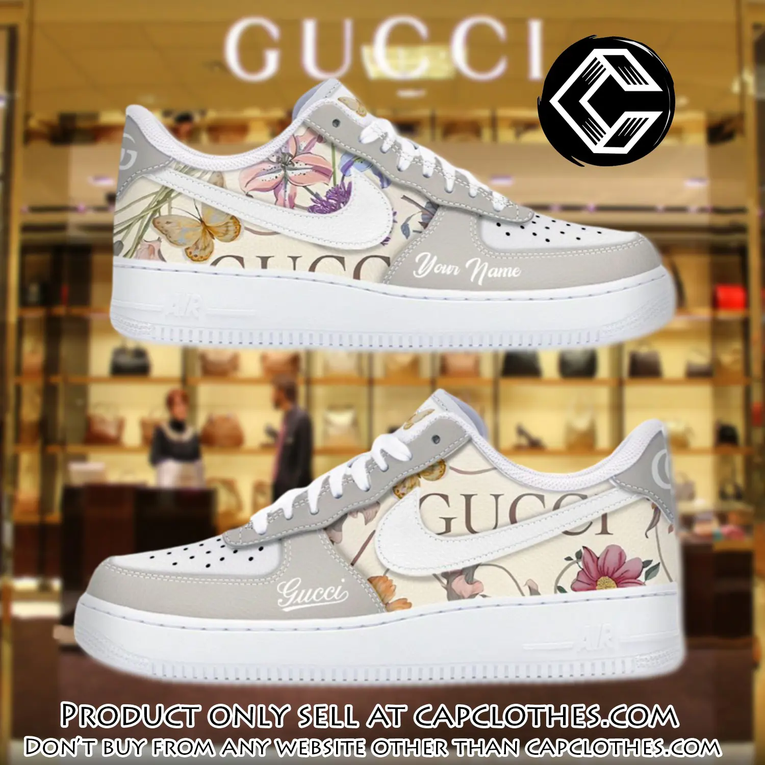 Personalized gucci luxury air force 1 sneakers limited af1 shoes oaf1012 cc3944828